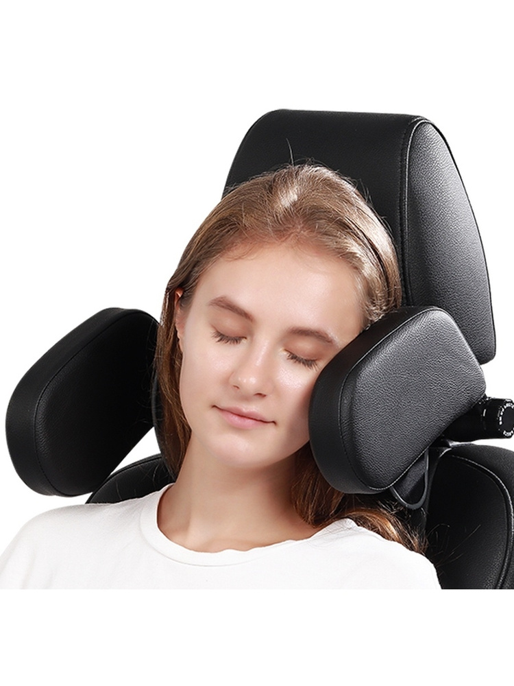 Автомобильная подушка на подголовник для шеи в машину - держатель для головы во время сна в машину  #1