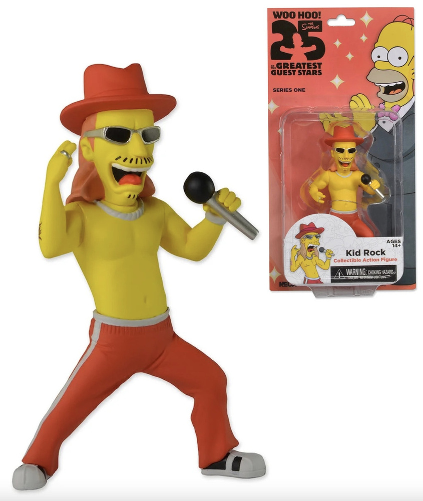 Фигурка Кид Рок серия 1 Симпсоны 25-летие NECA The Simpsons 25th  Anniversary Series 1 Kid Rock - купить с доставкой по выгодным ценам в  интернет-магазине OZON (656950288)