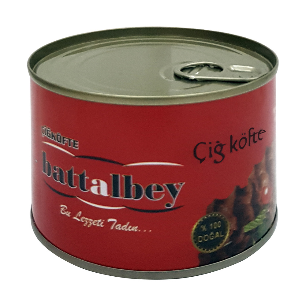 Вегетарианский Чиг Kёфте приготовленный (консервированный), "Battalbey", Vegeterien Cig Kofte, 410гр. #1