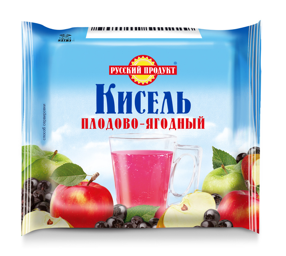 Кисель брикет Русский Продукт Плодово-ягодный, 190 г