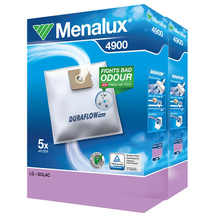 Синтетические мешки для пылесоса LG Menalux 4900, 10 штук - купить с ...