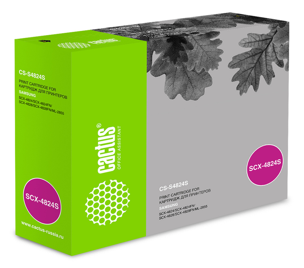 Расходник для печати Cactus CS-S4824S, Черный (black), для лазерного ...