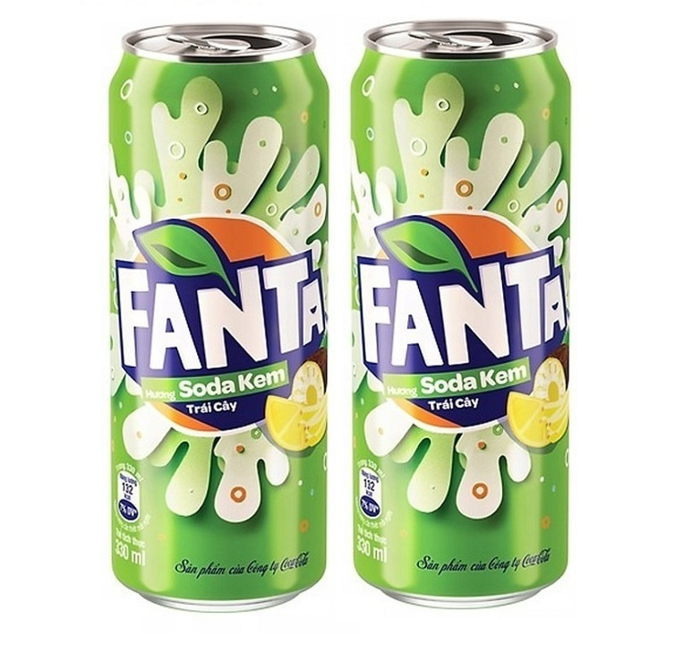 Газированный напиток Fanta Soda Krem / Фанта Крем Сода 320мл 2 шт ...