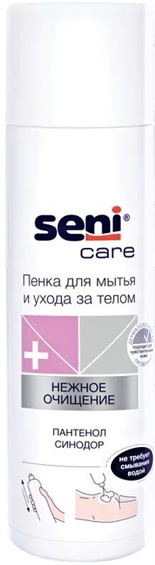 Пенка для мытья и ухода за телом с пантенолом SENI CARE (Сени Каре) без ...