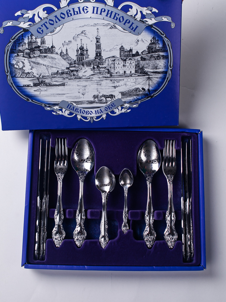 Набор столовых приборов Тройка 30 предм на 6 персон арт.СН-30М3Хф1 ...