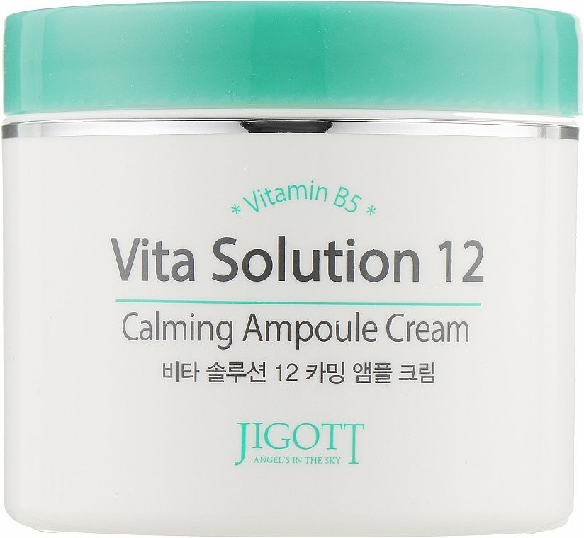 JIGOTT VITA SOLUTION 12 CALMING AMPOULE CREAM Ампульный крем для лица, 100 мл. #1