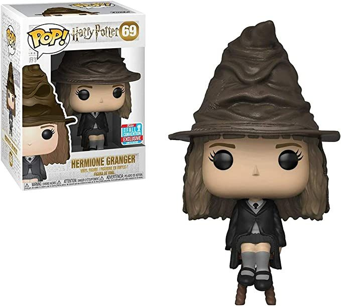 POP69 Гарри Поттер:Гермиона with Sorting Hat статуэтка 10CM #1