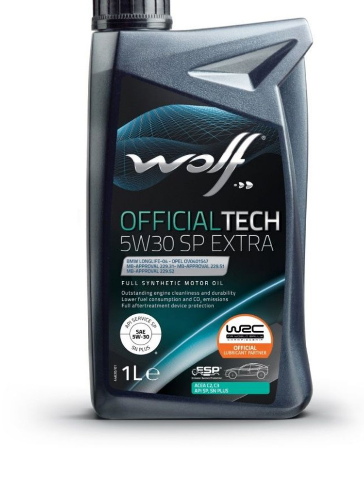 Масло моторное Wolf 5W-30 Синтетическое - купить в интернет-магазине ...