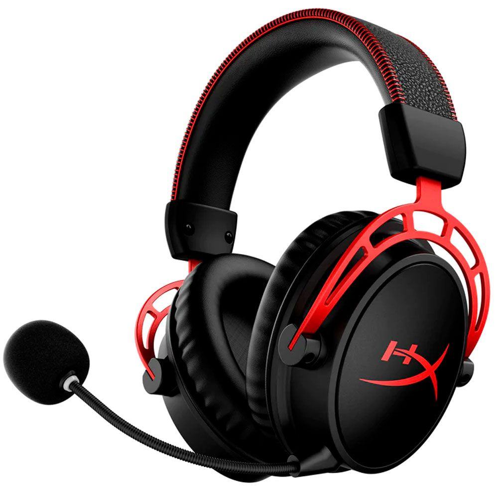 HyperX Cloud Alpha Wireless, игровые наушники, гарнитура для пк, черно-красный  #1