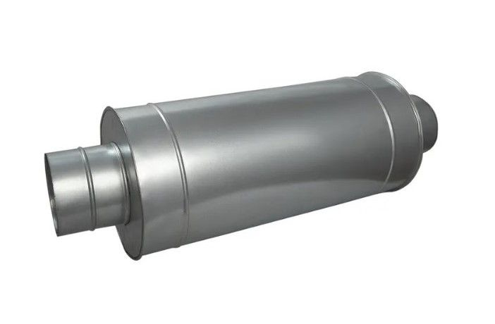 Шумоглушитель, для круглых воздуховодов, D315, оцинкованная сталь  #1
