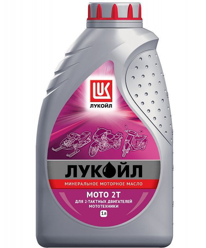 ЛУКОЙЛ (LUKOIL) МОТО 2T Не подлежит классификации по SAE Масло моторное, Минеральное, 1 л  #1