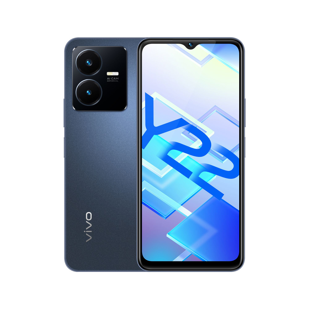 Vivo Смартфон Y22 4/64 ГБ, синий