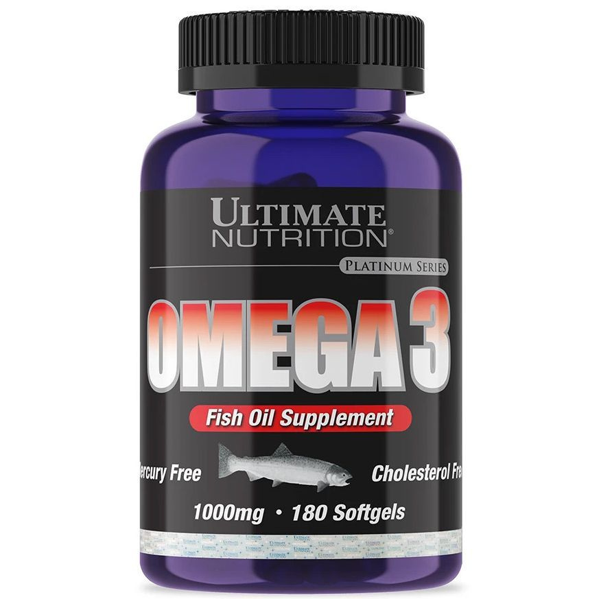 Omega 3 Ultimate Nutrition Omega 3 180 капсул - купить с доставкой по ...
