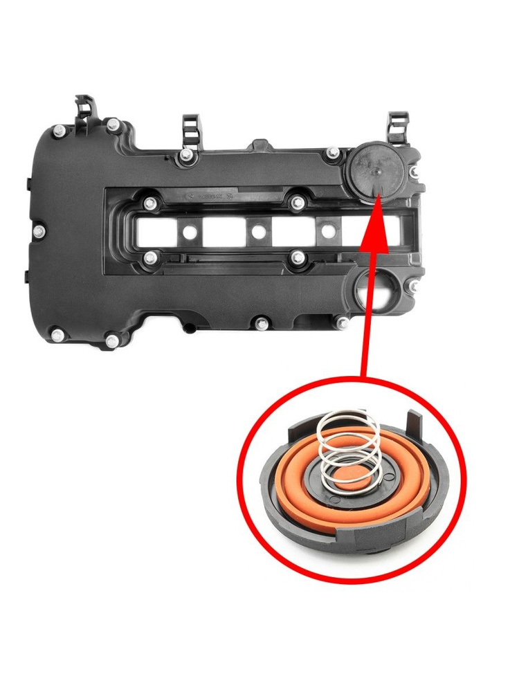 Мембрана (маслоотделителя) клапана вентиляции картерных газов клапанной ...