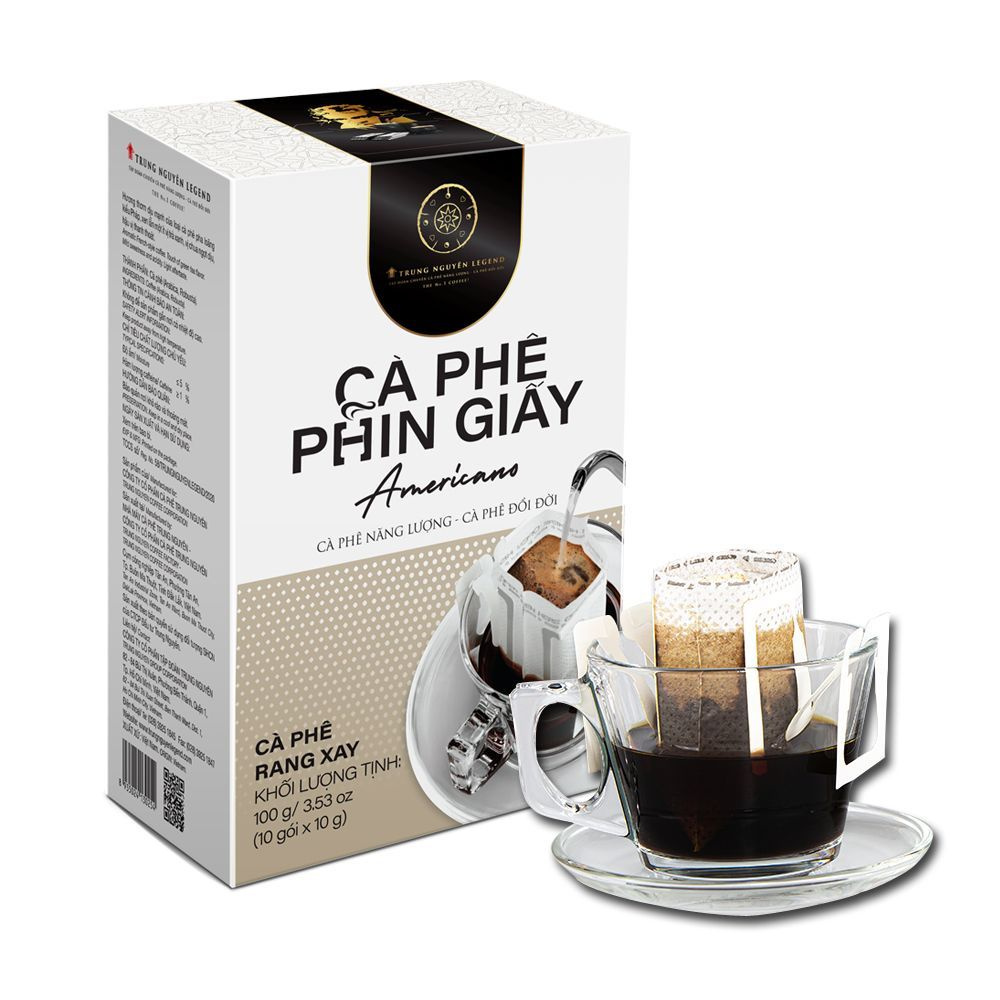 Вьетнамский кофе молотый Американо Trung Nguyen Legend в дрип-пакетах Americano Drip coffee, 10 пак*10г #1