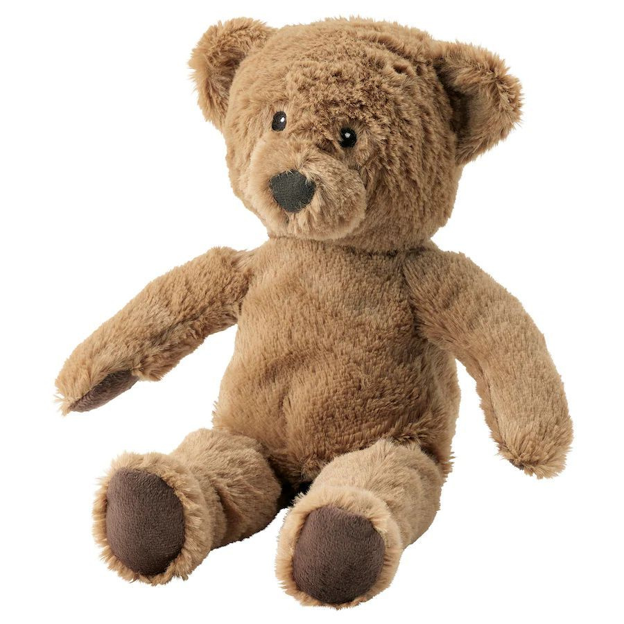  Мягкая игрушка БРЮНБЬЁРН ИКЕА (BRUNBJORN IKEA), медведь, 33 см, бежевый #1