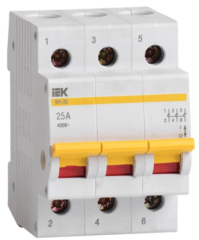 Выключатель нагрузки ВН-32 25А/3П IEK MNV10-3-025 #1