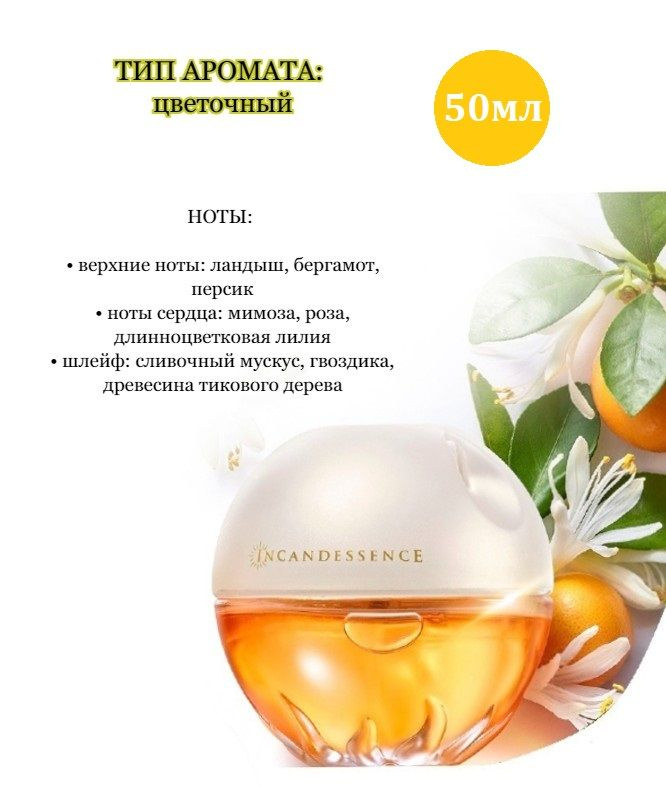 AVON Incandessence Вода парфюмерная 50 мл (740996464)