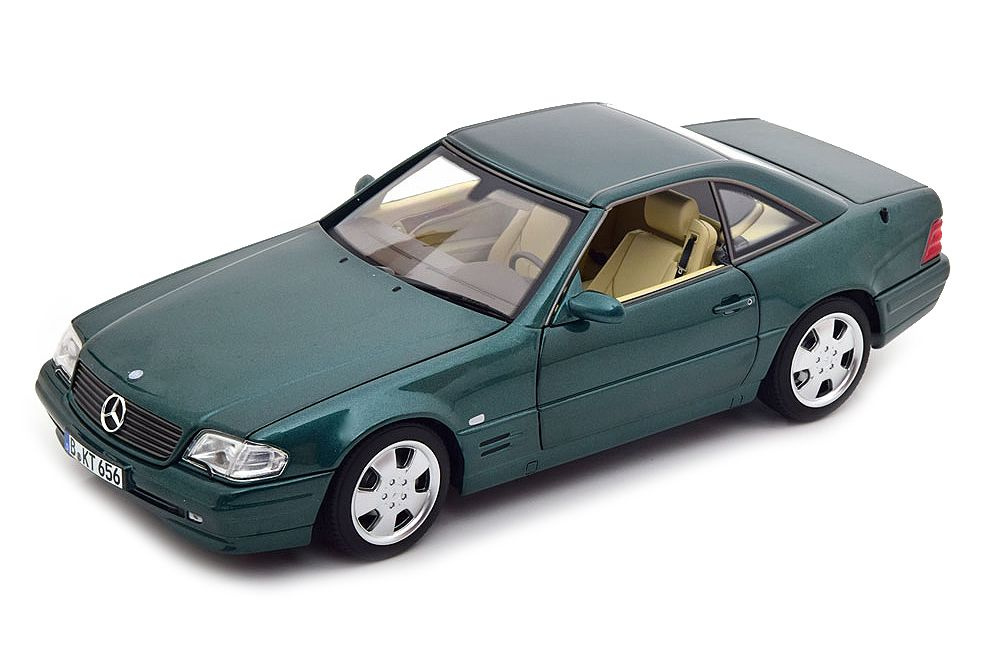 Модель коллекционная Mercedes W129 500 sl R129 roadster (with removable ...