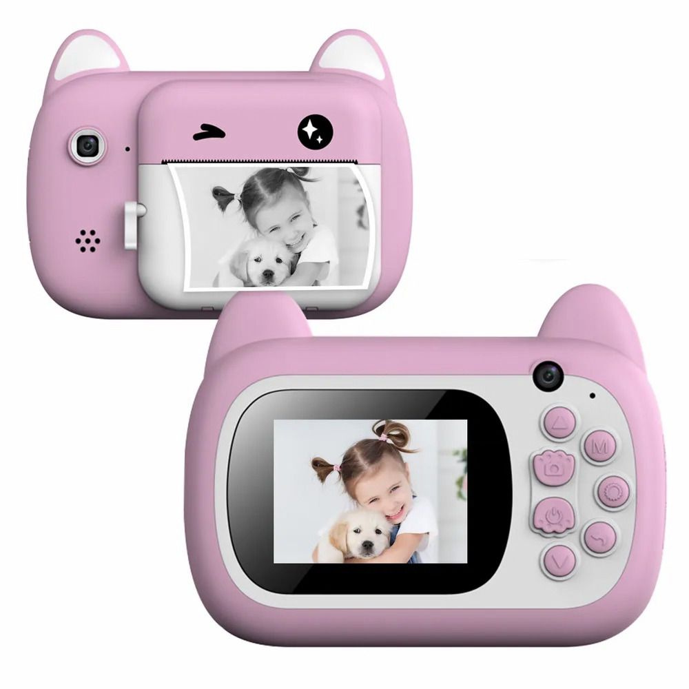 Камера для детей / Детский фотоаппарат с печатью фото / Детская игрушка ...