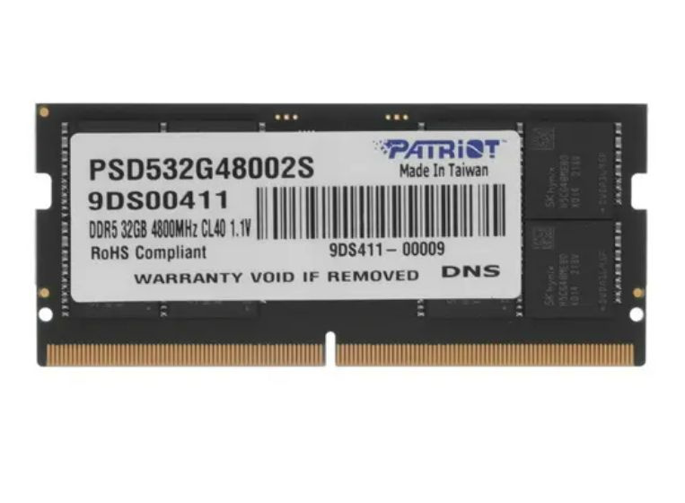 Модуль оперативной памяти Patriot Memory Signature Line DDR5 4800 МГц ...