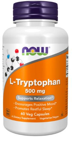 Л-Триптофан NOW L-Tryptophan 500 mg 60 капсул - купить с доставкой по ...