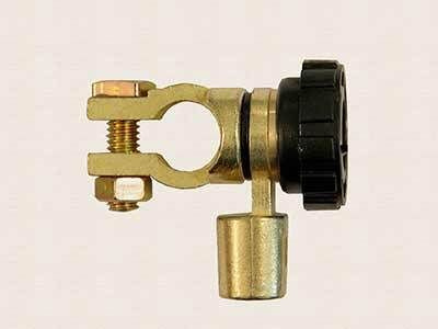 Клемма АКБ латунное покрытие, под болт с выключателем массы KL 028, к-т ...