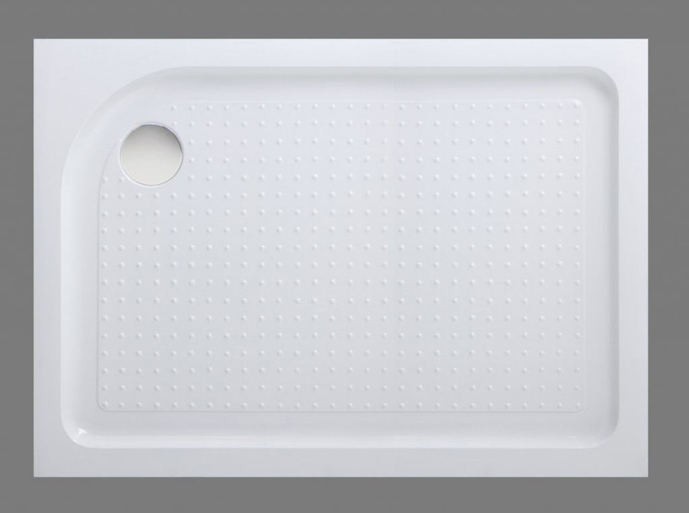 Поддон для душа BelBagno TRAY-BB-AH-100/80-15-W-L (левый) #1