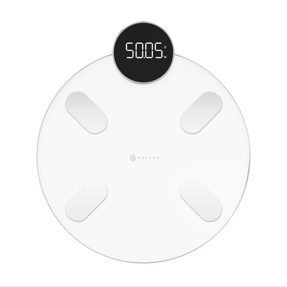 Напольные весы Haylou Smart Body Fat Scale, белый купить по низкой цене ...
