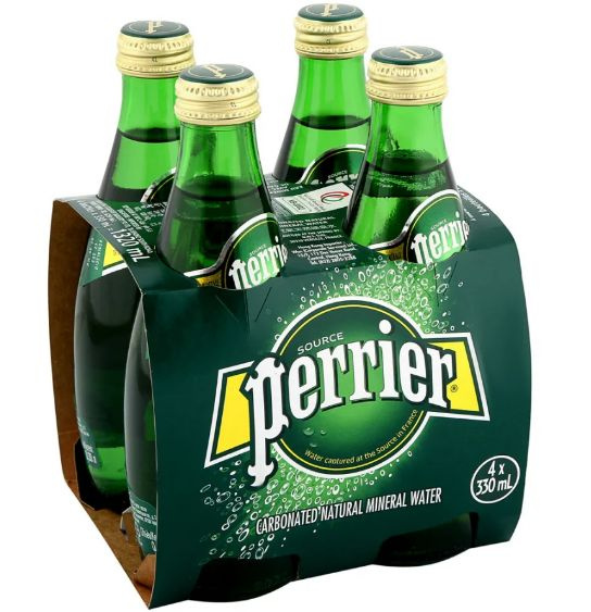 Минеральная газированная вода Perrier / Перье, 330 мл х 6шт - купить с ...