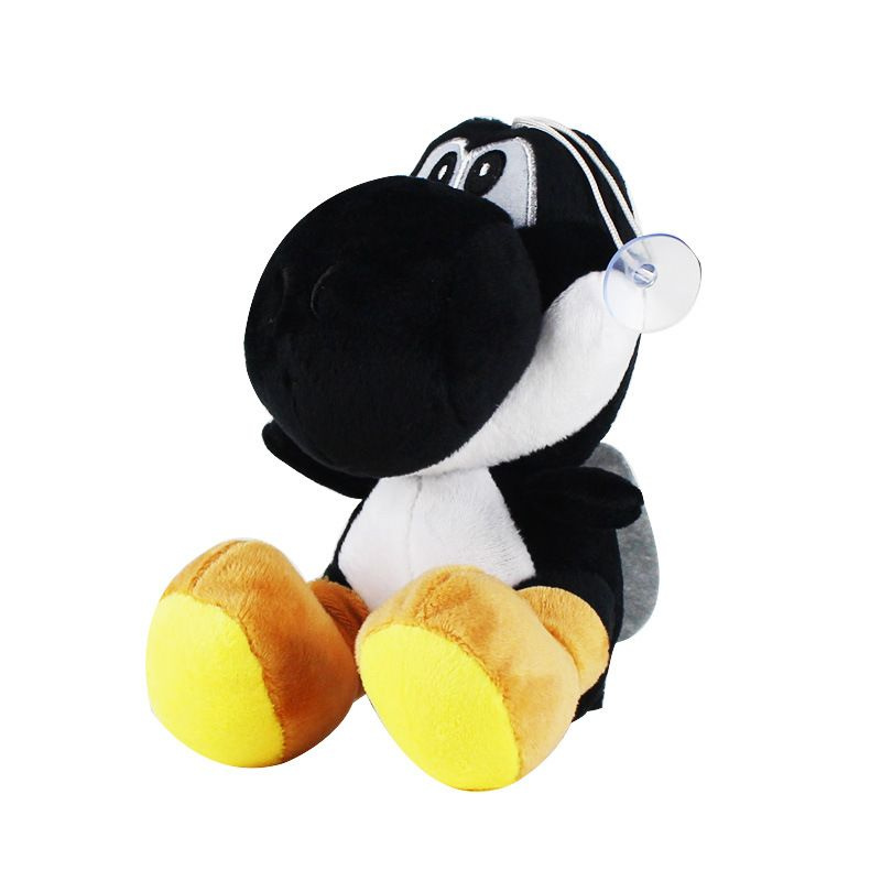 Плюшевая игрушка Animal Mario Joeut Doll Super Pendant Soft Yoshi Bros в подарок, черный, 18 см.  #1