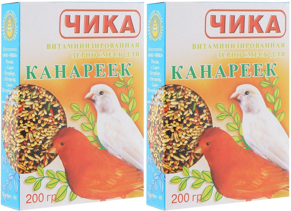 Чика Корм для канареек, 200 г, 2 шт #1