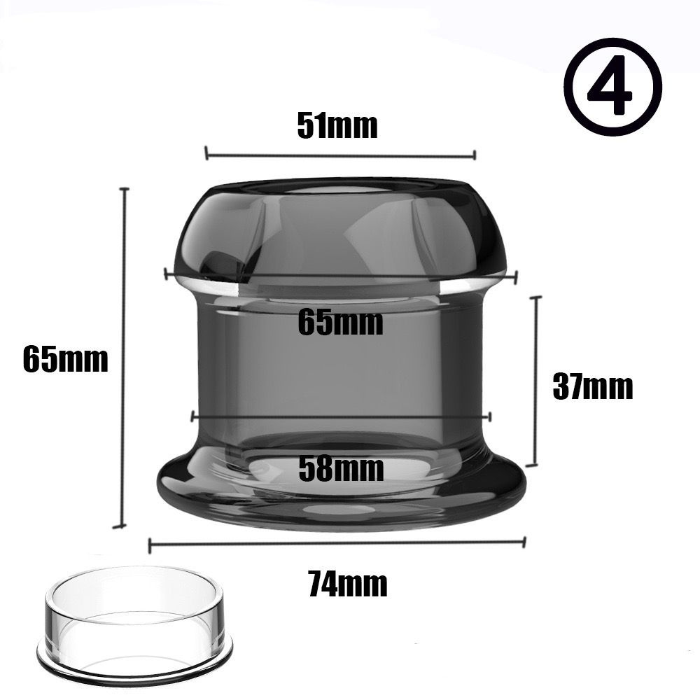 Расширитель - тоннель анальный с пробкой, 6.5 х 7.4 см. - купить с  доставкой по выгодным ценам в интернет-магазине OZON (818066997)