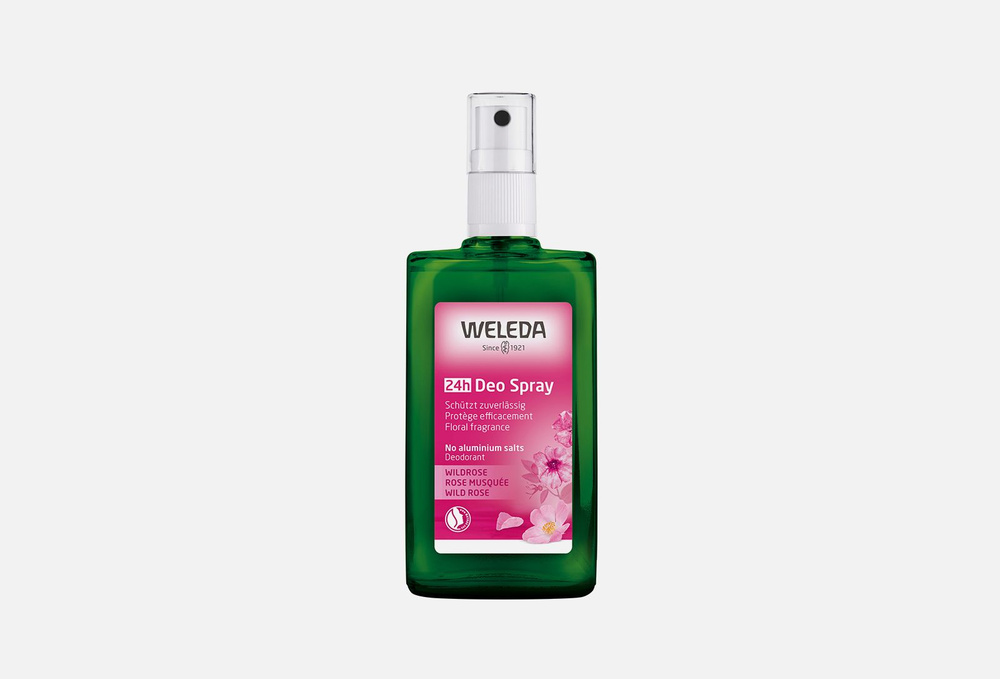 Дезодорант с натуральными эфирными маслами розовый Weleda Wild Rose Deodorant 1 штука  #1