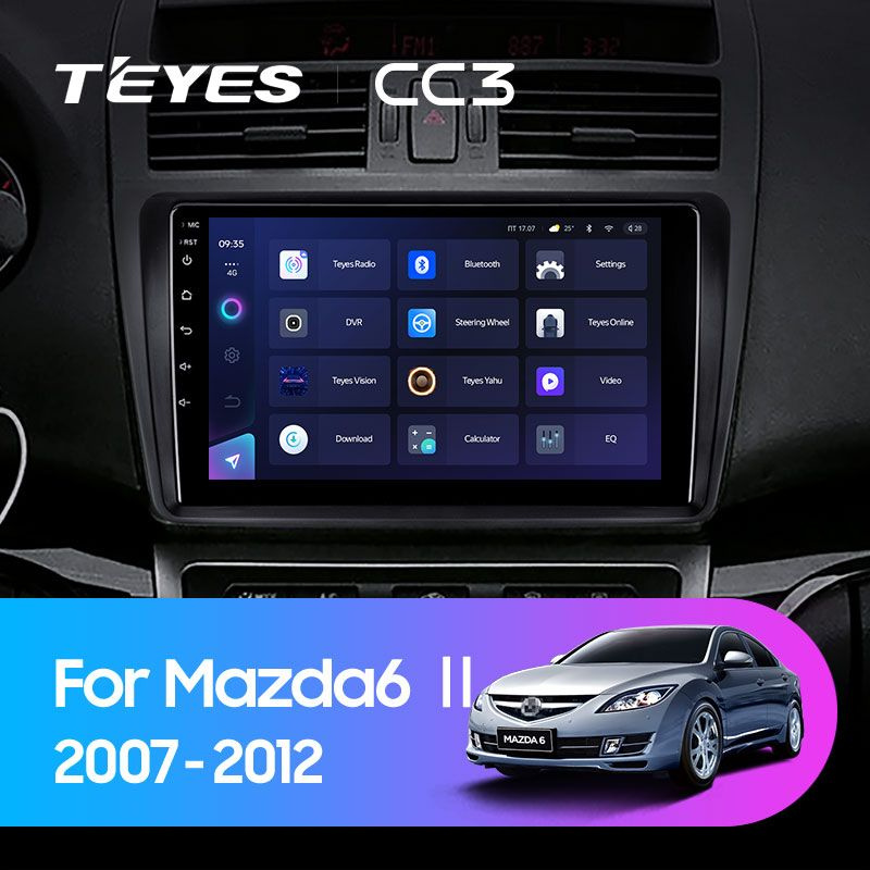 Магнитола для авто, Штатная магнитола TEYES CC3 9.0" 6 Gb для Mazda Atenza 2007-2012  #1