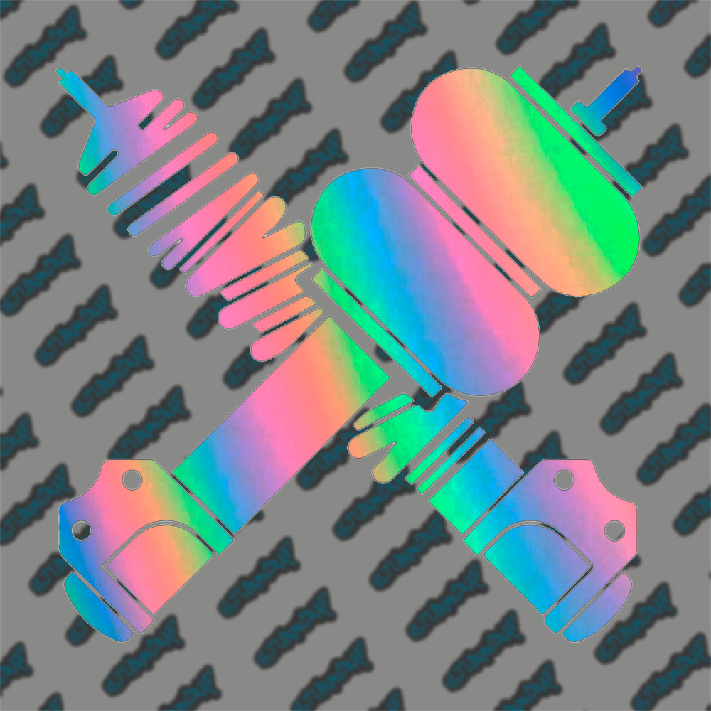 Пневма и статика - голографическая наклейка на авто без фона ...