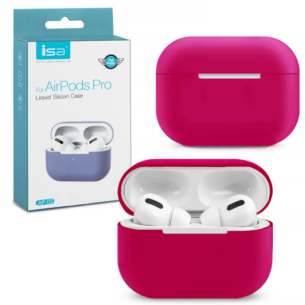 Чехол Airpods Pro Silicon Case ISA Hibiscus #1