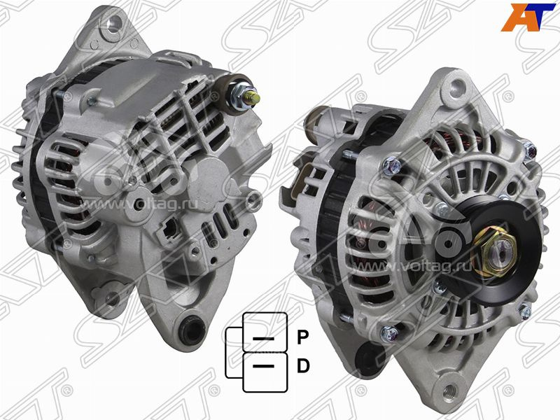 Генератор для Мазда Демио 1996-2003, Mazda Demio DW генератор SAT ST ...