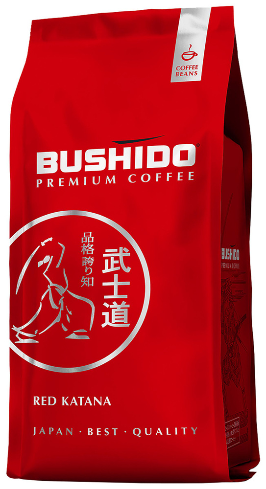 Кофе зерновой BUSHIDO Red Katana, Нидерланды, 1000 г / Кофе в зернах ...