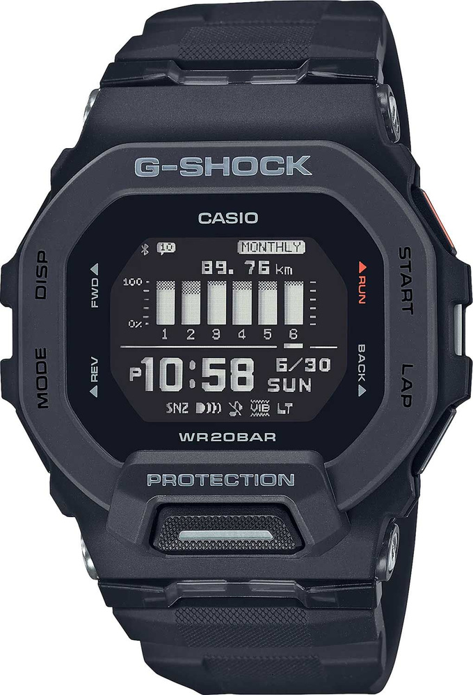 Мужские наручные часы Casio GBD-200-1 с гарантией производителя  #1