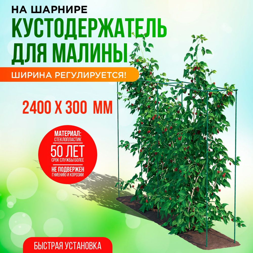Кустодержатель для малины 240х30 см, высота 150 см. - купить по ...