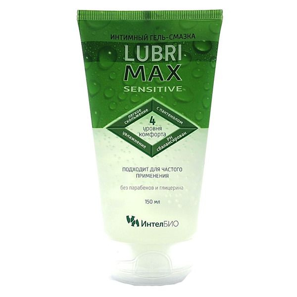 LubriMax Sensitive интимный гель-смазка для чувствительного скольжения, 150 мл  #1