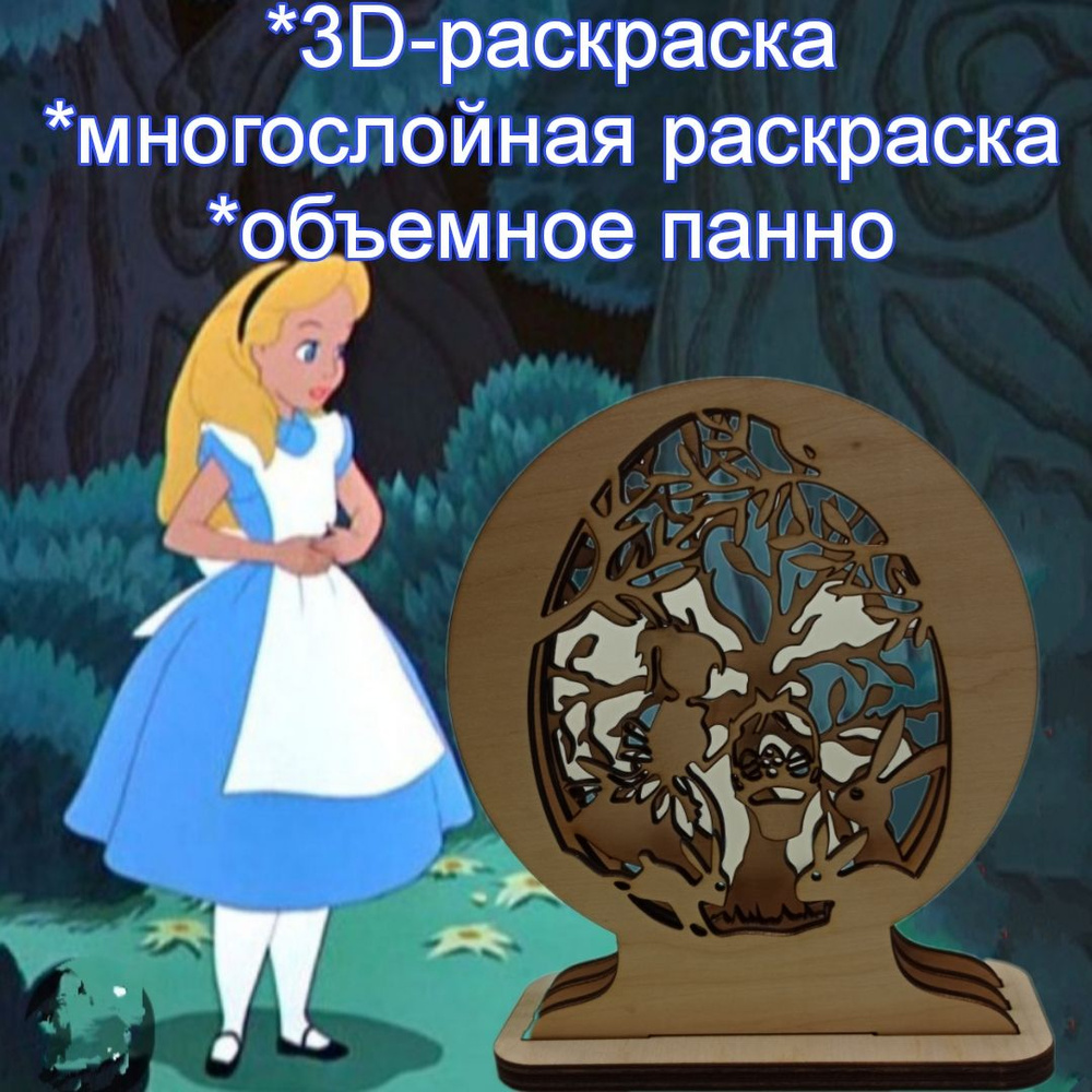 Bothy Threads, Alice in Wonderland (Алиса в Стране Чудес), 26х36 см
