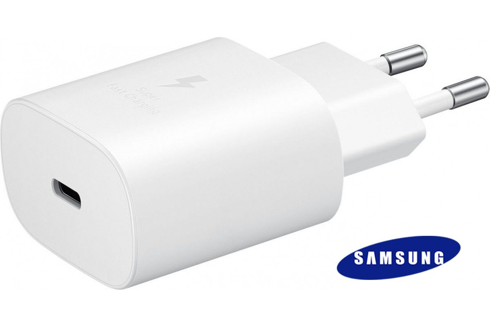 Блок питания, сетевой адаптер Samsung EP-TA800 25W PD Power Adapter USB-C, белый  #1