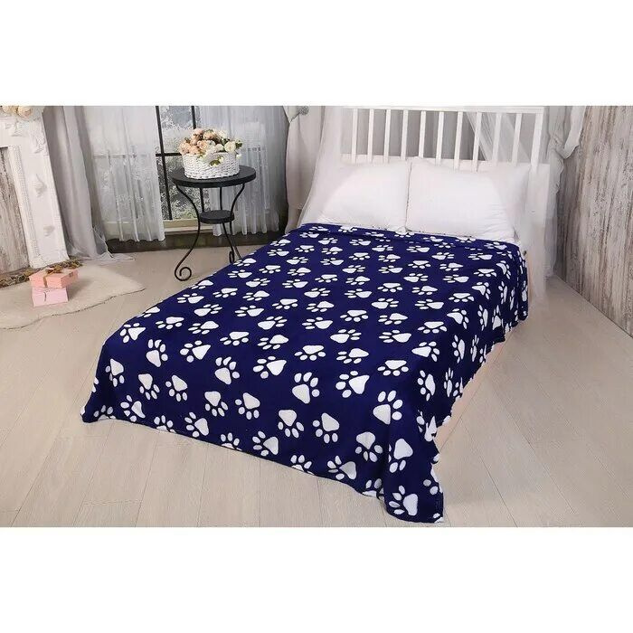 Плед 200х180 см, Флис - купить в интернет-магазине OZON с доставкой по ...