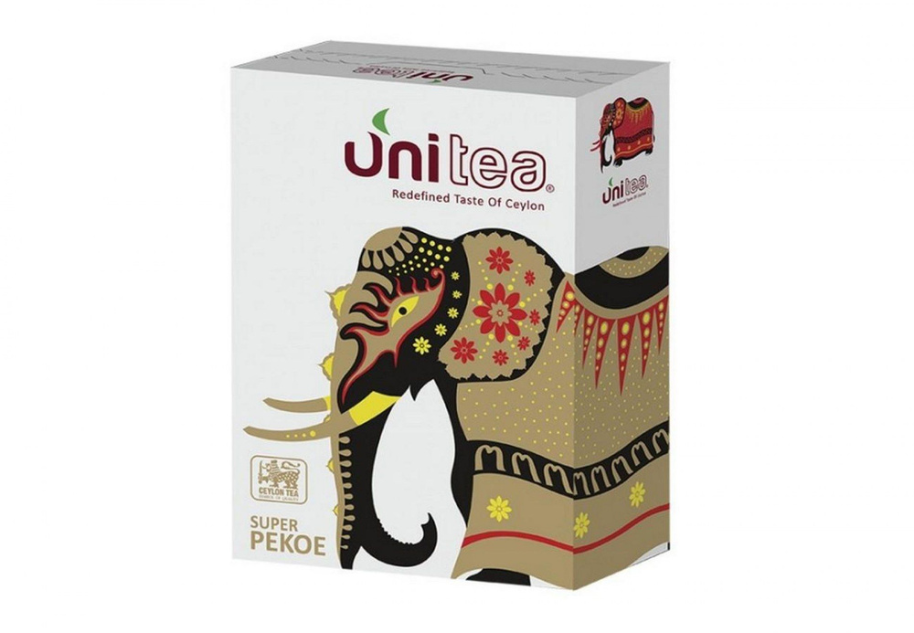 UNITEA Чай черный Super Pekoe, 100 г - купить с доставкой по выгодным ...