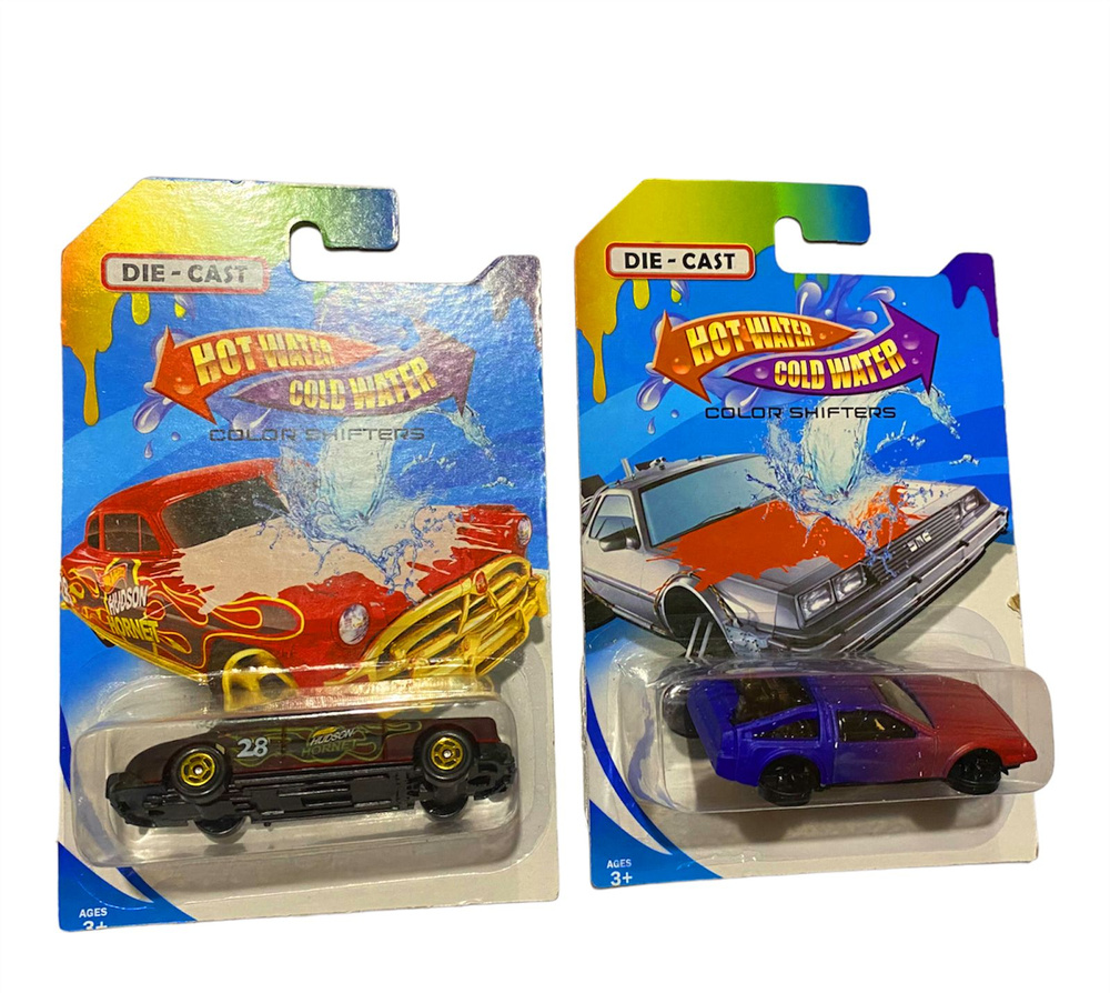 Машинки меняющие цвет DIE-CAST/2 шт.