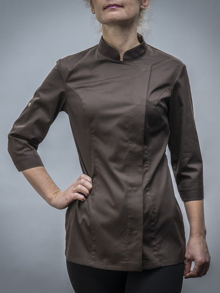 606BRN-Куртка поварская женская #1