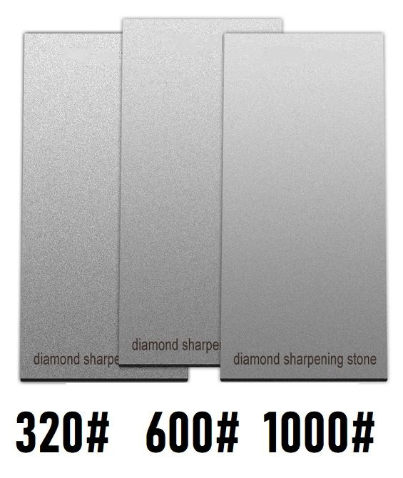 Заточные алмазные бруски на платформе 320-600-1000 грит -  с .