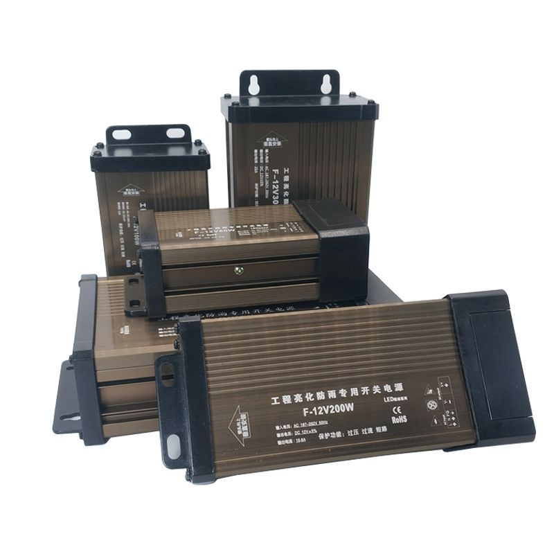 Блок питания для светодиодной ленты Haogekey, 12В, 500 Вт, IP65 ...